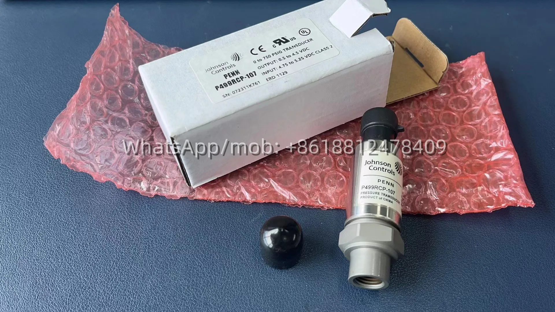 Chiller parts pressure transmitters and sensors P499RCP-107K