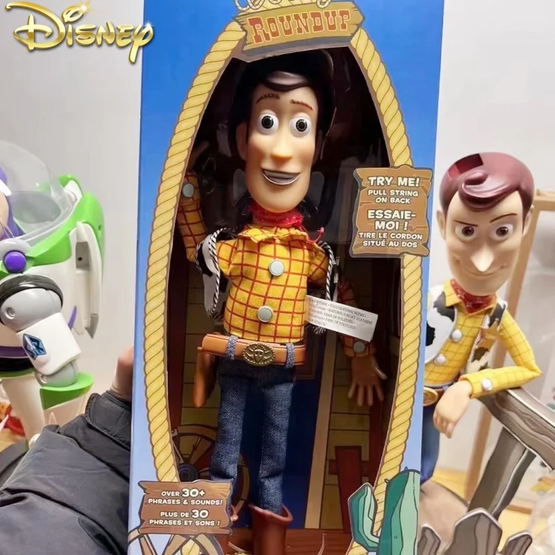 

Hot Anime Disney Toy Story 4 Talking Woody Buzz Jessie Rex Action Figures Anime Decoration Collection Figurine Toys Model For