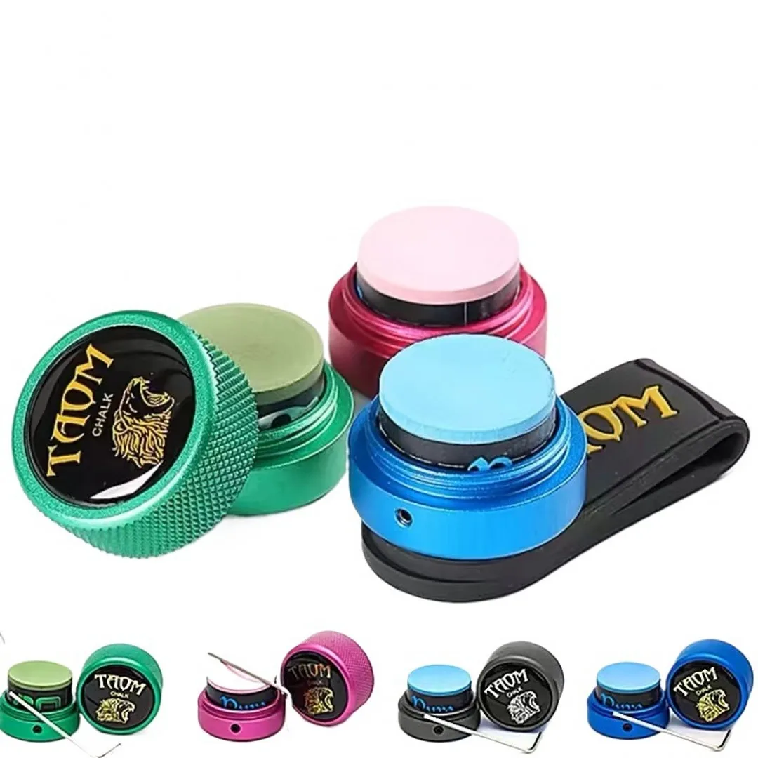 

Магнитный держатель для мела Toam с зажимом для ремня, аксессуары для бильярда, черный, зеленый, красный, синий, золотой (кроме мел Toam)