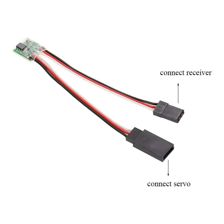 2pcs Universal RC Servo Signal Reverser Rotation Inverter for JR Futaba Aircraft Airplane Steering Gear RC Airplane Car Boat