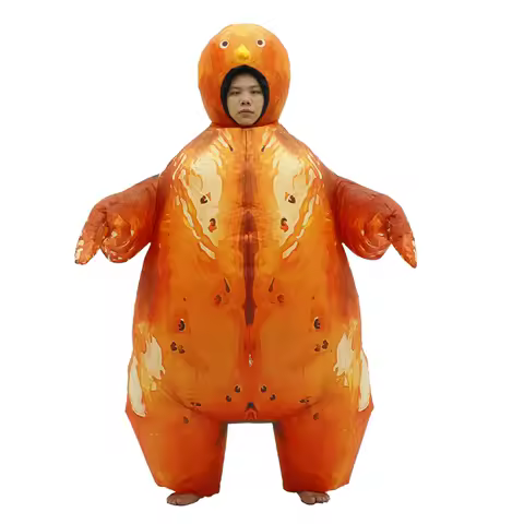 Inflatable Turkey Costume For Adults Costume Parties Suit Thanksgiving Day Cosplay Funny Unique Suit Outfit