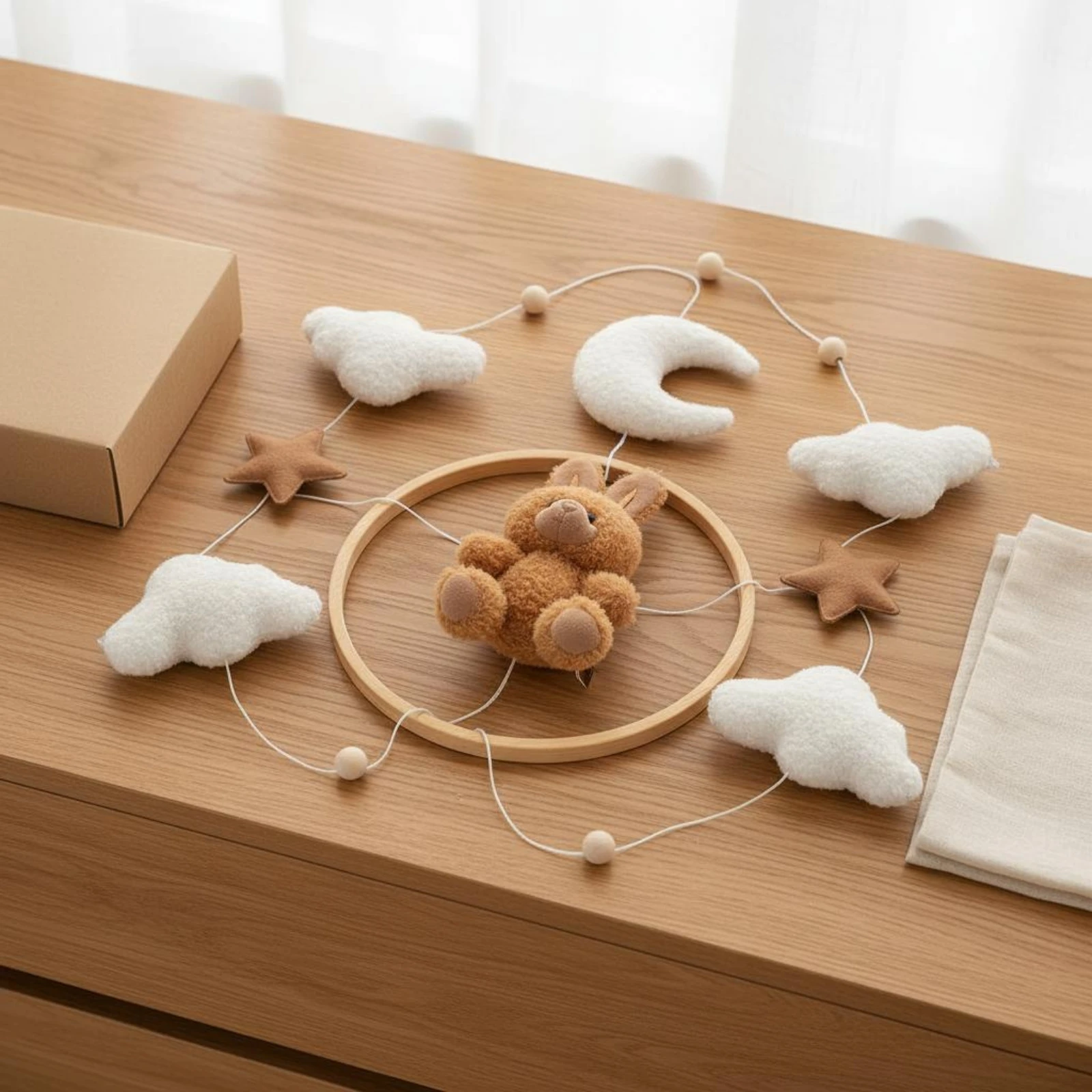 Móbile de Berço de Urso de Pel - Baby Products Teddy Bear avaliação e preço