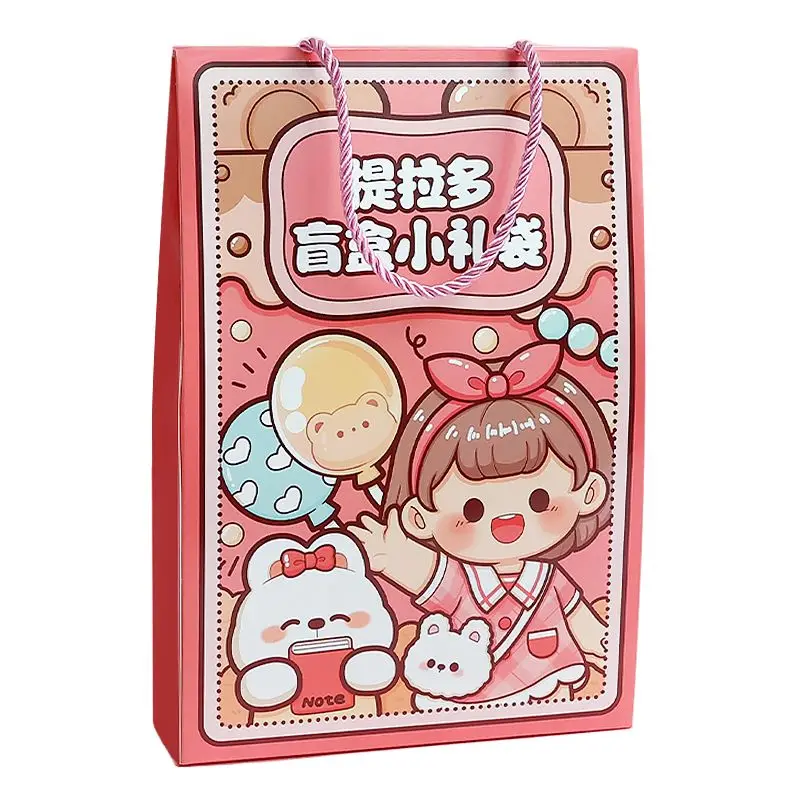 Telado Gift Bag Handaccount Cute Sticker  Quiet Book  Creative Student Stationery  and Paper Tape Random 1 Piece