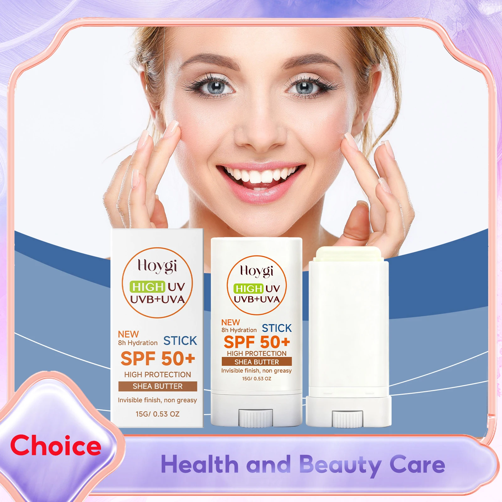 

Sunscreen Stick Vitamin E Deep Hydration Anti Dryness Longlasting Refreshing Soothes Oil Control Sun Care Skin Protection Sticks