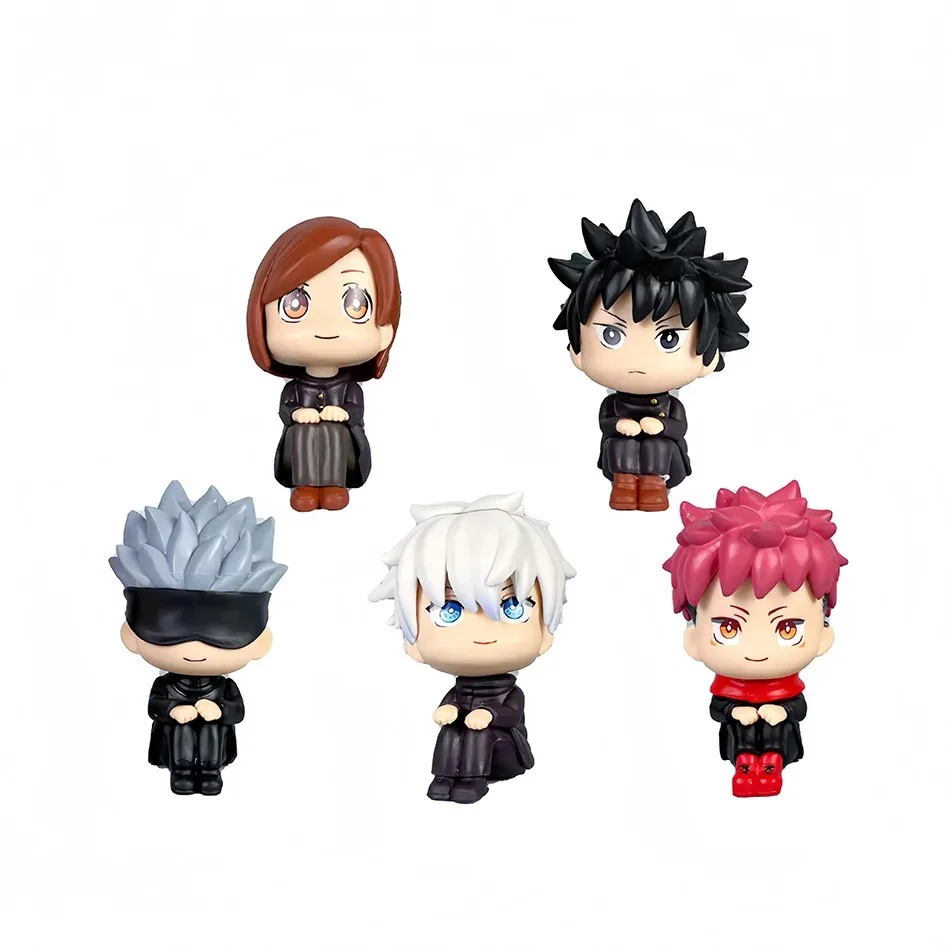 Anime Jujutsu Kaisen Figurine Satoru Gojo Geto Suguru Action Figures Collezione di modelli in PVC Giocattoli Ornamento da scrivania Regali