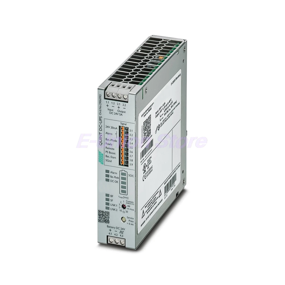 1Pcs Uninterruptible Power Supply QUINT4-UPS/24DC/24DC/5/PN UPS 24VDC/5A RJ45 2906993 
