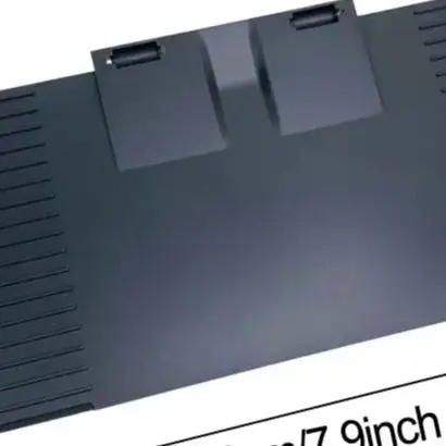 Charging Base Plate Base Extension For Robotic Vacuum Docking Black Robust Plastic Build Lightweight Construction