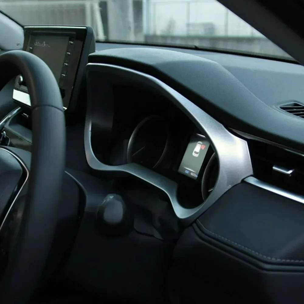 For Toyota Harrier Venza 2020-2022 2023 2024 Matte Dashboard Instrument Board Frame Cover Trim Interior Accessories Car Styling