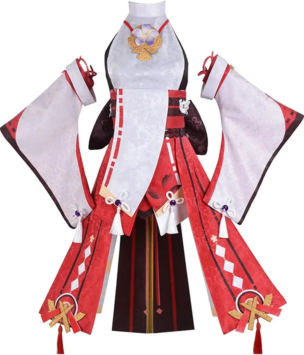 

Game Genshin Impact Yae Miko Cosplay Costume Women Dress Halloween Kimono