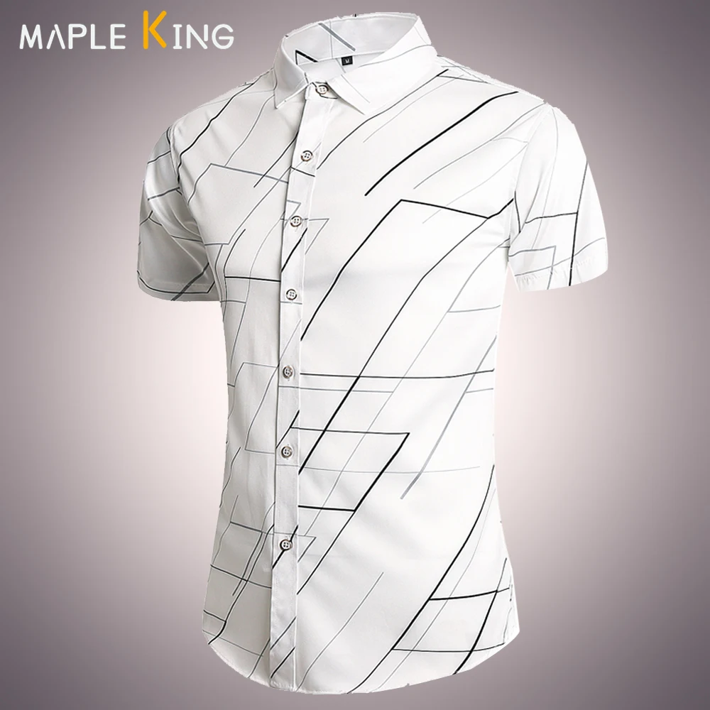 

Business Shirt Men Korean Slim Fit Summer Streetwear High Quality Business Casual Office Dress Workshirts Mens Chemises Hommes