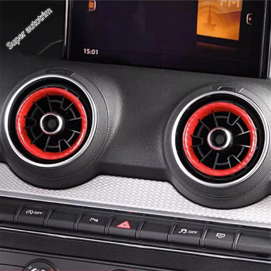 

Car Dashboard Air AC Conditioning Outlet Vent Cover Trim Accessories For Audi Q2 2017 - 2021 / A3 2014 - 2018 / S3 2014 - 2018