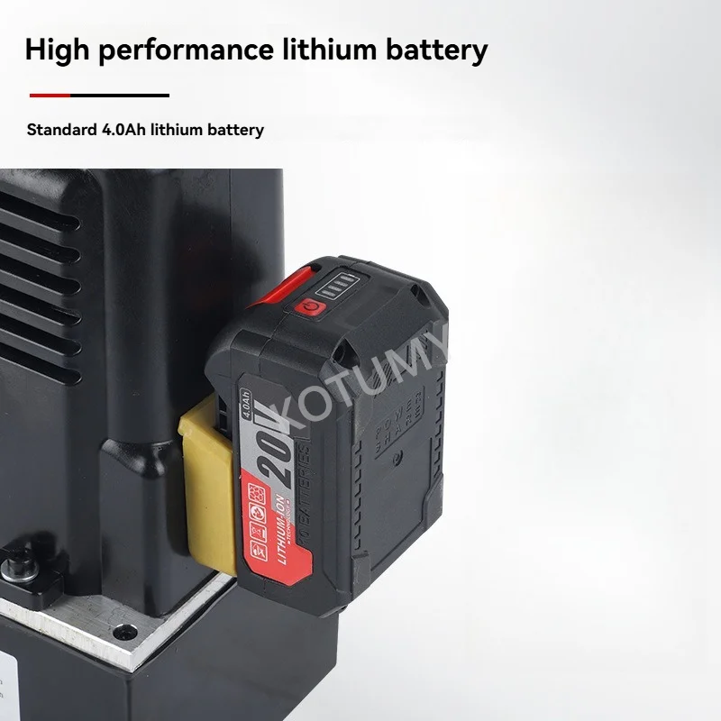 Pompa idraulica ricaricabile Pompa olio elettrica ad altissima pressione Stazione olio idraulico con batterie GYB-63D