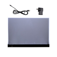 A3 LED Drawing Board Tracing Light Box 3 Brightness Levels Stenciling 2D Animation Calligraphy Scrapbooking Sewing Projects