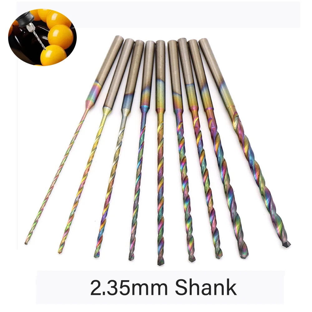 

1pc Drill Bit 2.35mm Shank 57mm Quenched Spiral Drilling Tools Hole Punching Needle Hardened Bits For Electric Driver Drill Tool