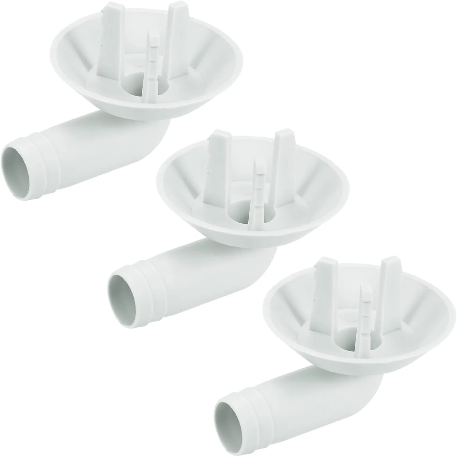 Ablaufschlauchanschluss für Klimaanlagen, 25 mm Rohrbogenanschluss, Zubehör für Mini-Split-Fenster, Wechselstrom, Grau, Packung mit