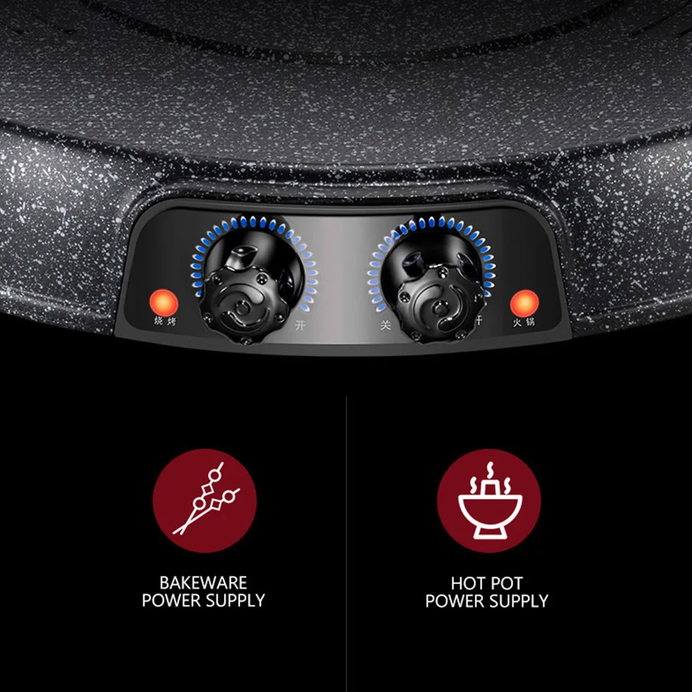 

Бытовое барбекю, горячий горшок, электрический гриль, сковорода для барбекю, антипригарная машина для барбекю, коммерческая сковорода