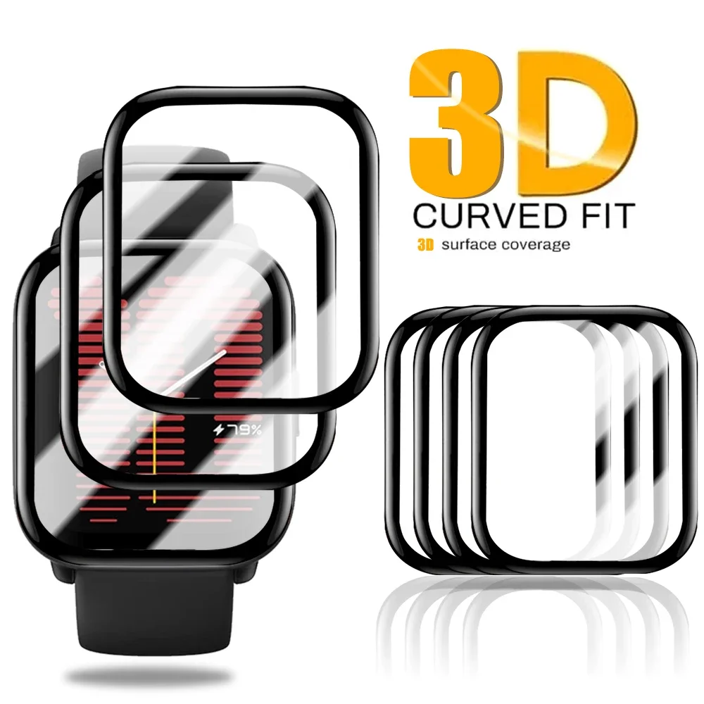 For Amazfit Active Smartwatch Screen Protectors Anti-scratch Full Coverage HD Protective Film (Not Glass) For Amazfit Active