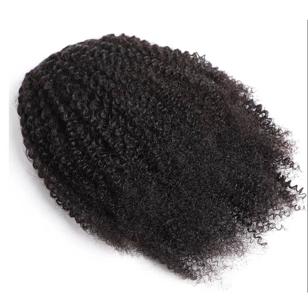 Afro Kinky Curl Drawstring Ponytail Human Hair Ponytail For Black Women Clip in Hair Extensions Human Hair Wrap Ponytails