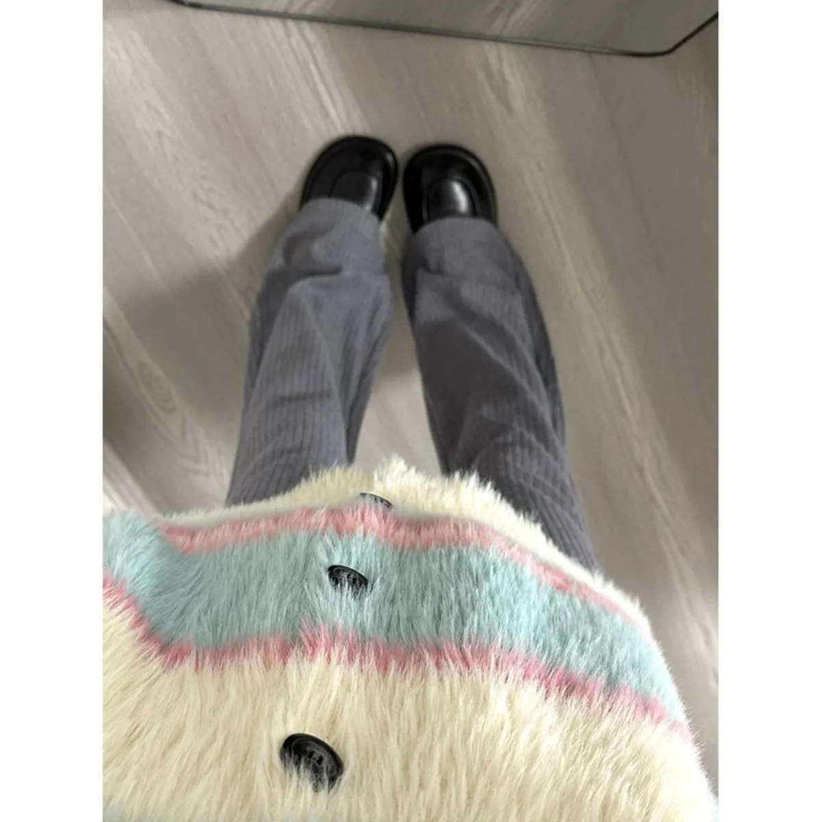 2025 moda estilo fino Casual mujer Hip Hop holgado Color sólido correr pantalones para correr pantalones acampanados versátil Popular