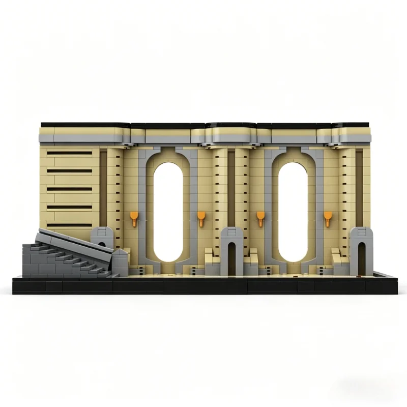 1149PCS MOC Temple Diorama Scene Model Custom Building Blocks DIY Educational Assembly Toy For Display Collection Festival Gift