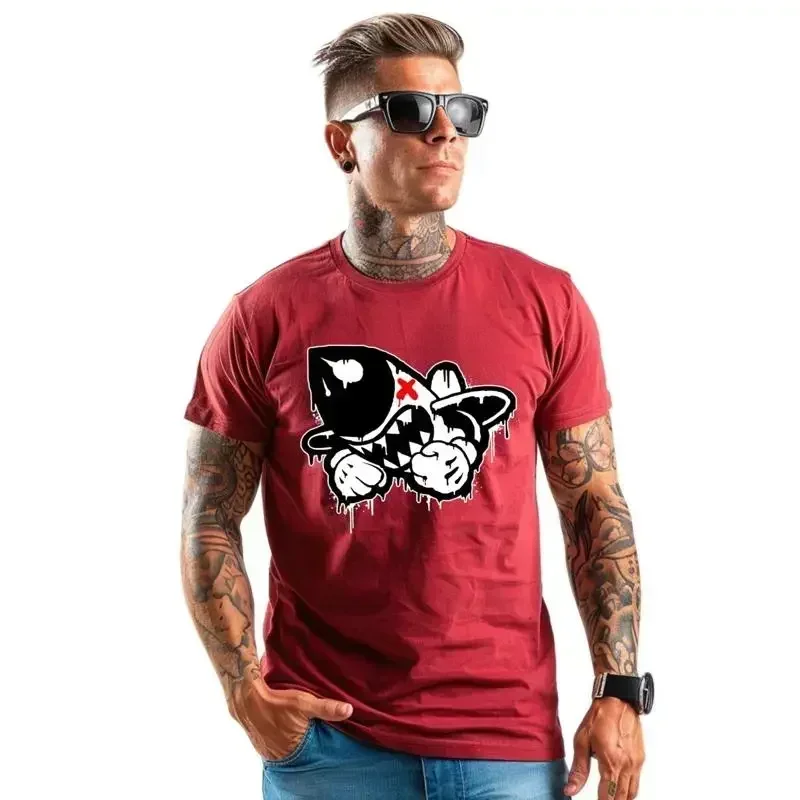 NEW Art Society x SWOD BRUISER DRIP RED T Shirt SMALL 5XLARGE MADE IN USA