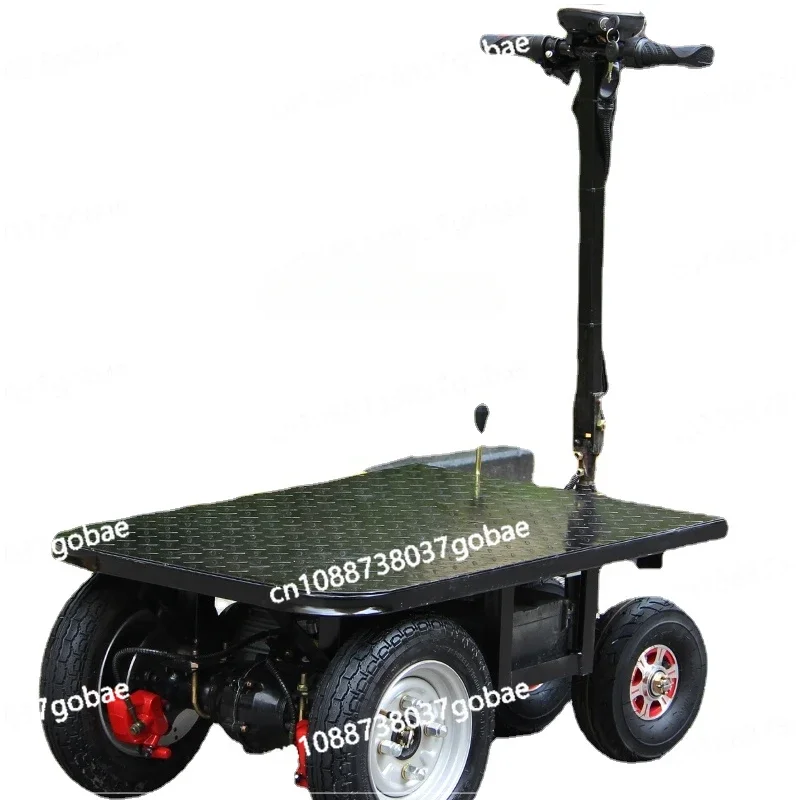 Inverted Donkey Electric Flat Truck Truck Warehouse Cargo Turnover Trolley