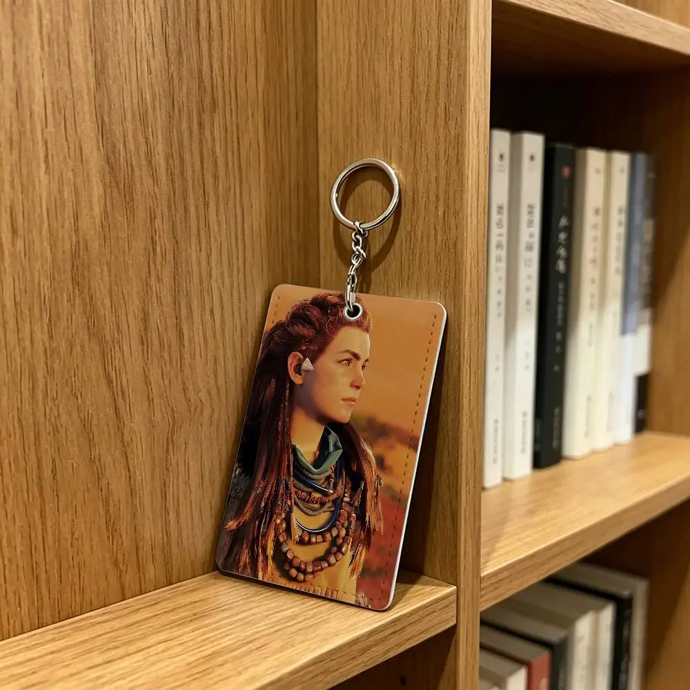 Aloy H-Horizon Z-Zero Dawn Card Holder Keychain