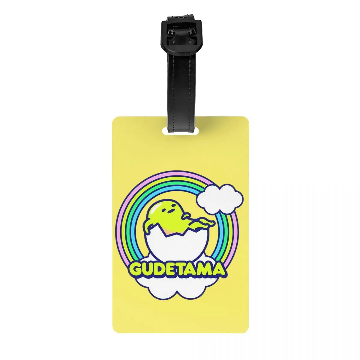 

Cute Cartoon Gudetama Luggage Tag Custom Baggage Tags Privacy Cover ID Label