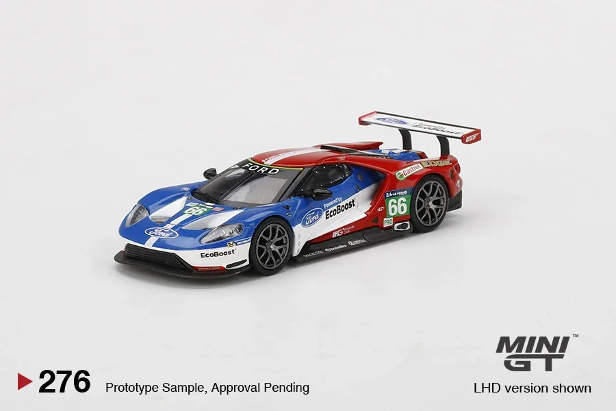 1:64Ford GT LMGTE 76/77/78/79 four-car alloy die-cast simulation car model,boys' toys,collection pieces,children's holiday gifts