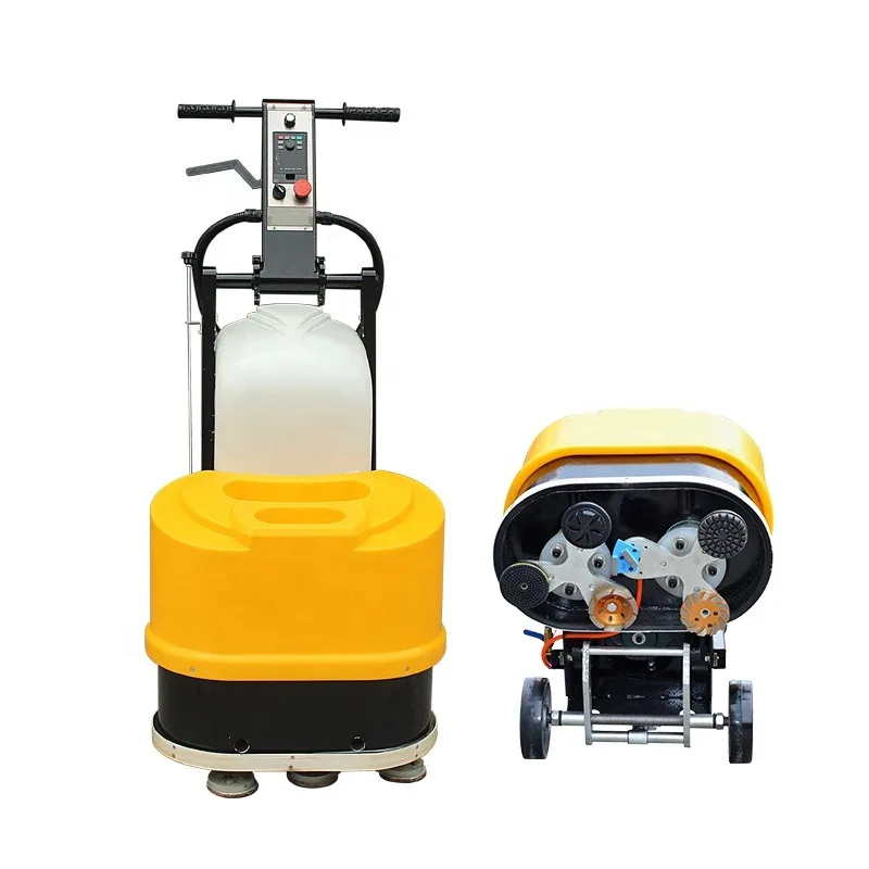 Powerful 220v Marble Epoxy Sanding Terrazzo Floor Concrete Grinder Polisher Machine 6 Head Road Polishing - Grinding Machine