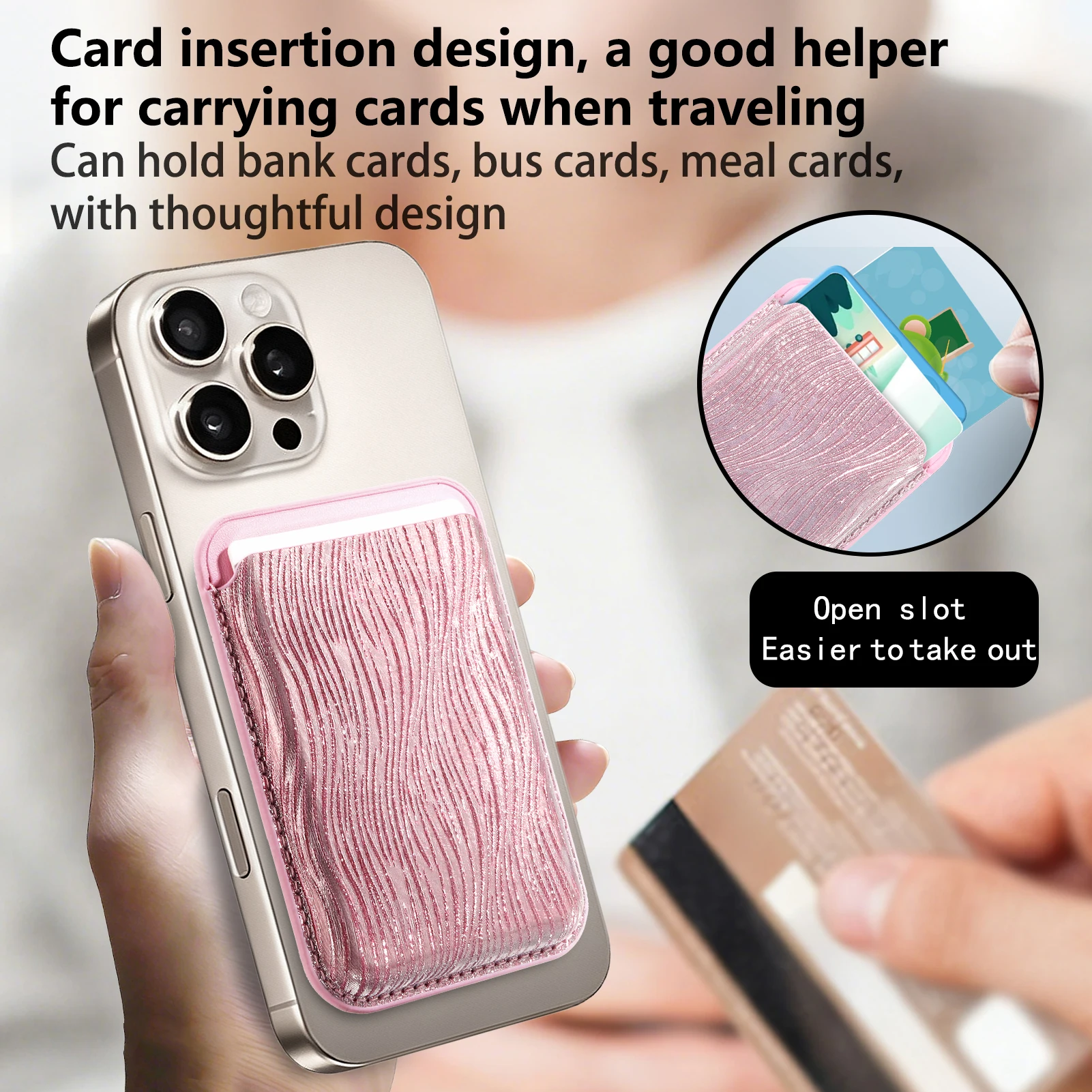 Glitter PU Leather Card Bag Su - đánh giá và giá Phone Cases That Hold Cards
