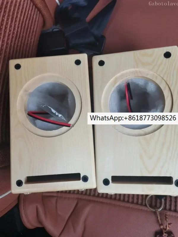 Speaker Empty Shell Box 3 Inch Amplifier Speaker Case Diy Audio Small HIFI Audio Wooden Bamboo Car Speaker Chassis House 1pcs