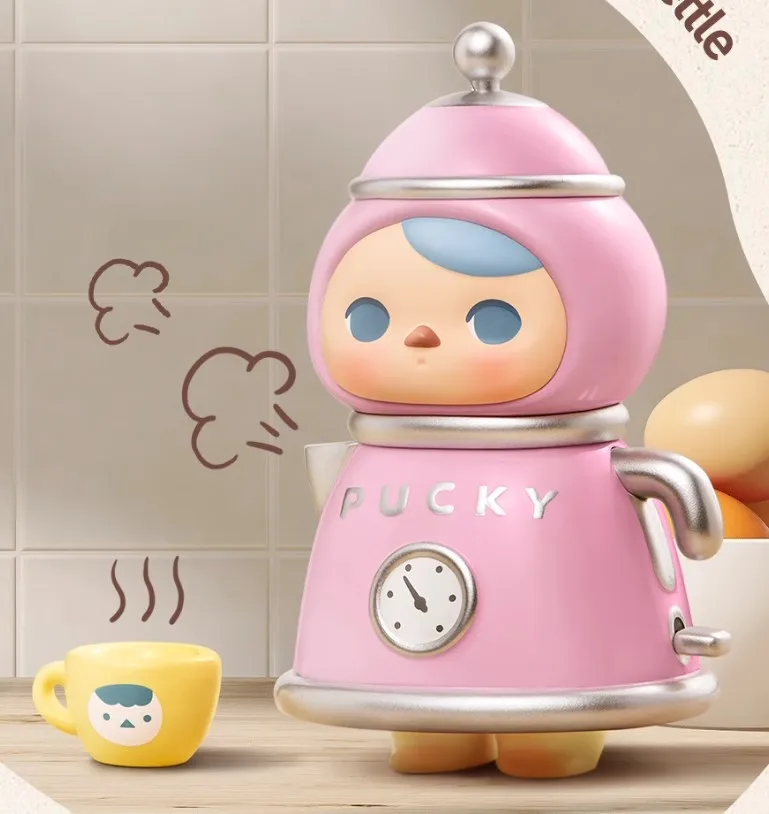 Genuine PUCKY Home Time Series  Box Confirmed  Box Fashion Toy Cute Action Figures Art Doll Birthday Gifts Ornaments