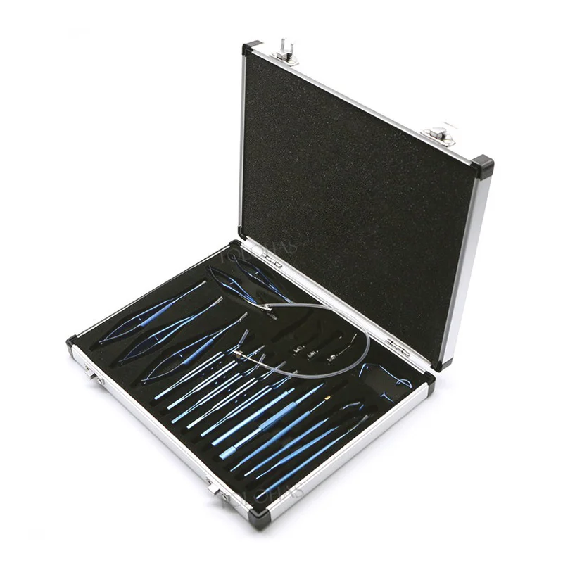 LHVCSS Titanium Alloy Intraocular Lenses Cataract Operation Eye Surgical Set Ophthalmic Surgery Instrument
