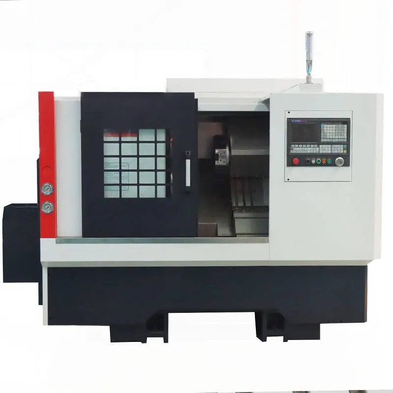 High Rigidity 45 Degree Slant Cnc Turning Lathe With Inced Ear TCK6350