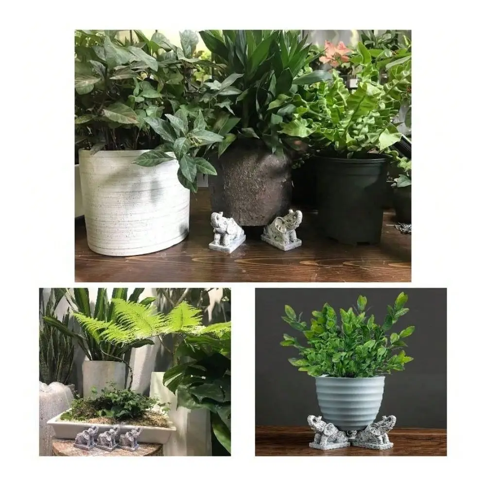 

Feet Outdoor Indoor Planters Elephant Shaped Planter Risers Improve Airflow Drainage