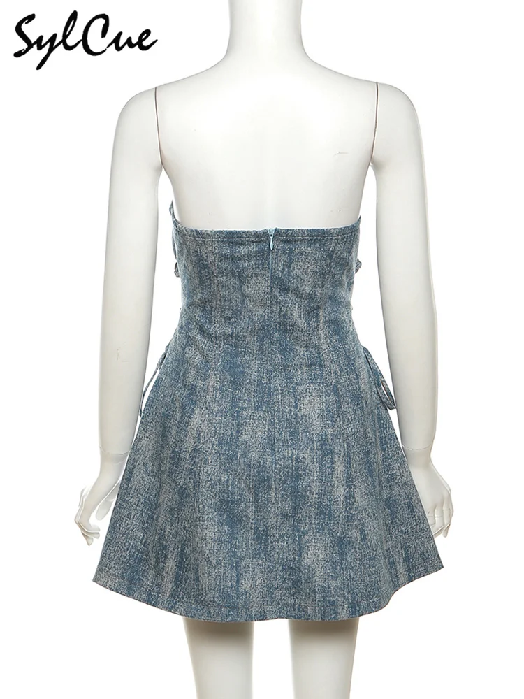 denim dress bachelorette party Bachelorette Party Jacket Matching Denim for Bride Squad PrettyRobes.com