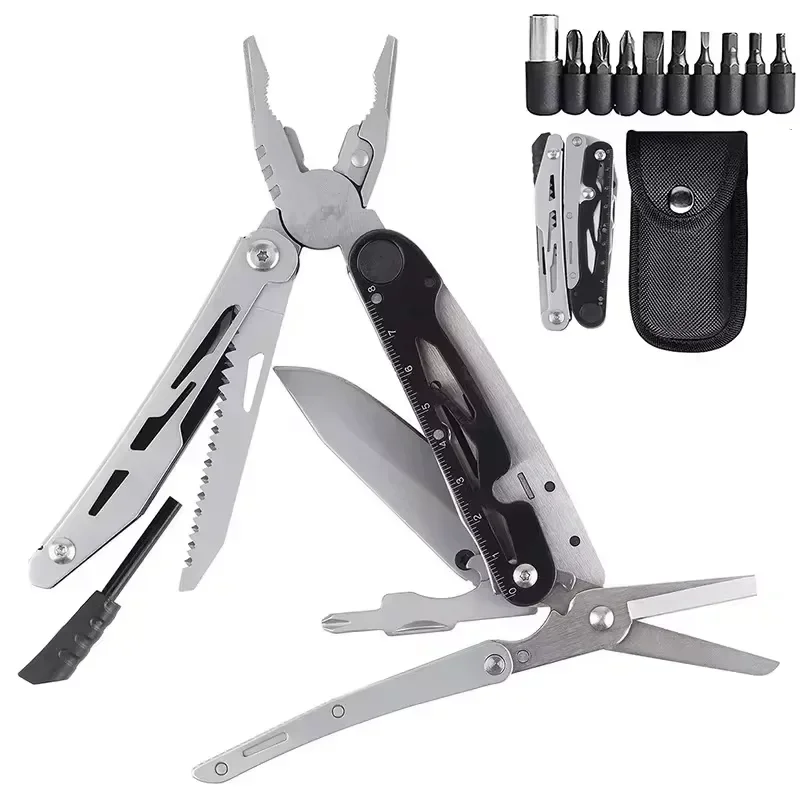 Multifunction Multi-tool Outdoor Stainless Pocket Knife Pliers Mini Portable for Hunting Camping Survival Knife Folding Steel