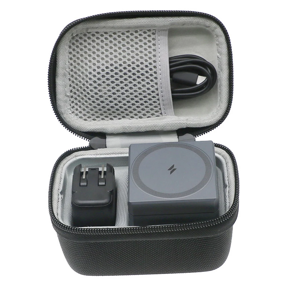 

EVA Hard Carrying Case Bag Shockproof Portable Storage Bag Anti-Drop Protective Hard Case for Anker 3 in 1 Cube MagSafe Charger