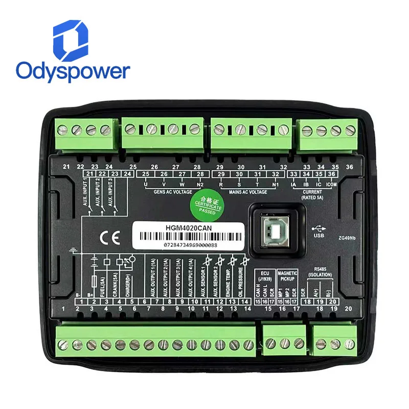 Original HGM4020CAN Smartgen  Auto Mains Failure Generator Controller AMF Module CANBUS