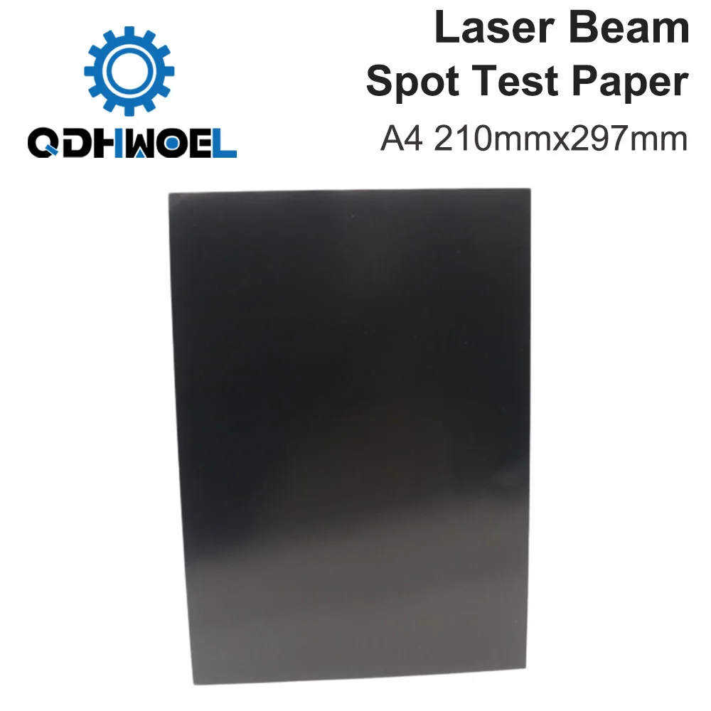 QDLASER Laser Beam Spot Test Paper Film for Light Point Check & Quality Debugging, Sample Testing for Engraving Cutting Machine