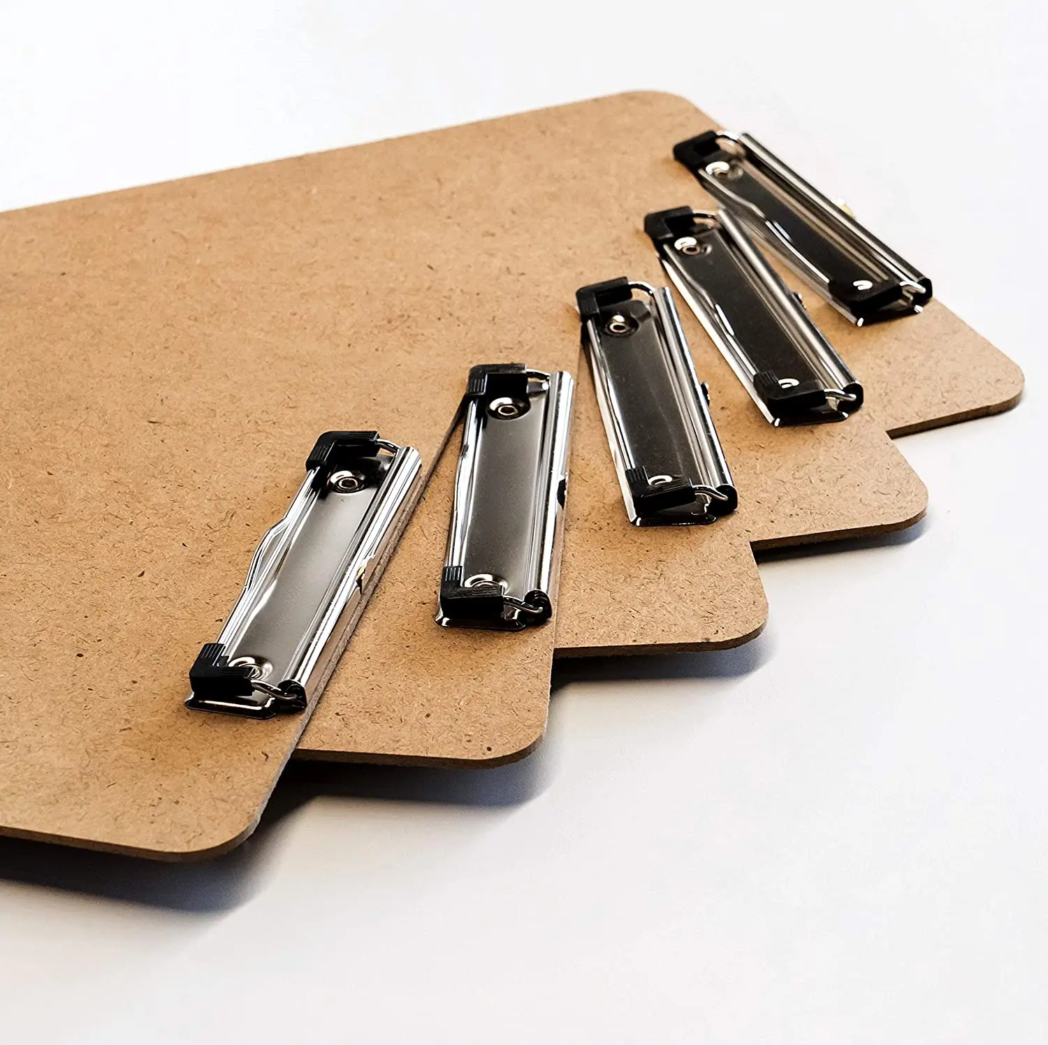 5 Pack Clipboards,Hardboard Office Clipboards, Low Profile Clip, Standard A4/A5 Letter Size, Classroom Supplies, ECO Friendly