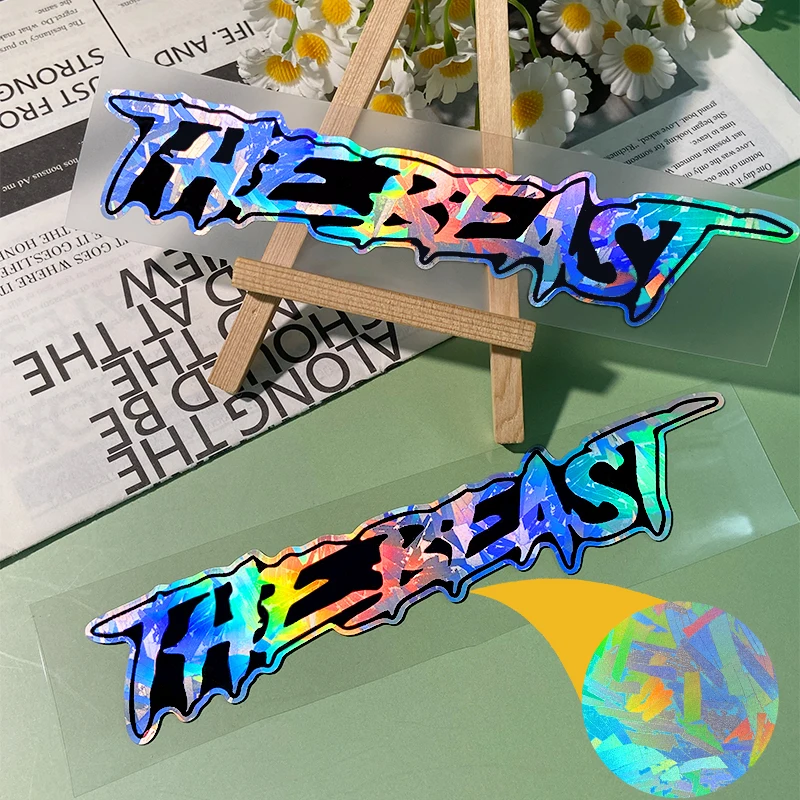 THE BEAST Motorradhelm-Aufkleber, wasserdicht, für Motorrad, Kraftstofftank, Kotflügel, Frontverkleidung, Elektroroller, Vinyl-Aufkleber
