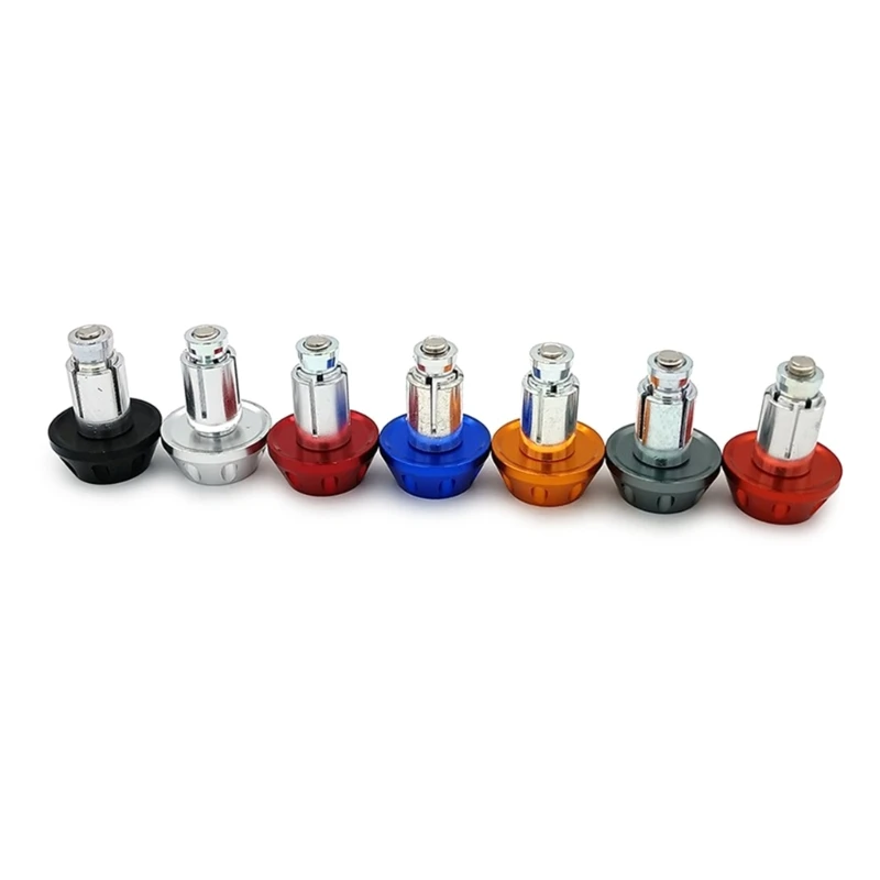 Motorcycles Handle Bar End Weight Handlebar Grips Anti Vibration Silder Plug image 2