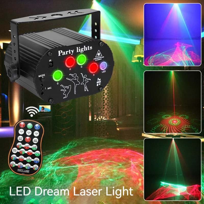 SAROK Mini Laser Projection Light Charging Outdoor Car Truck Electric Full Color LED DJ Roof Light Dream starry sky decor