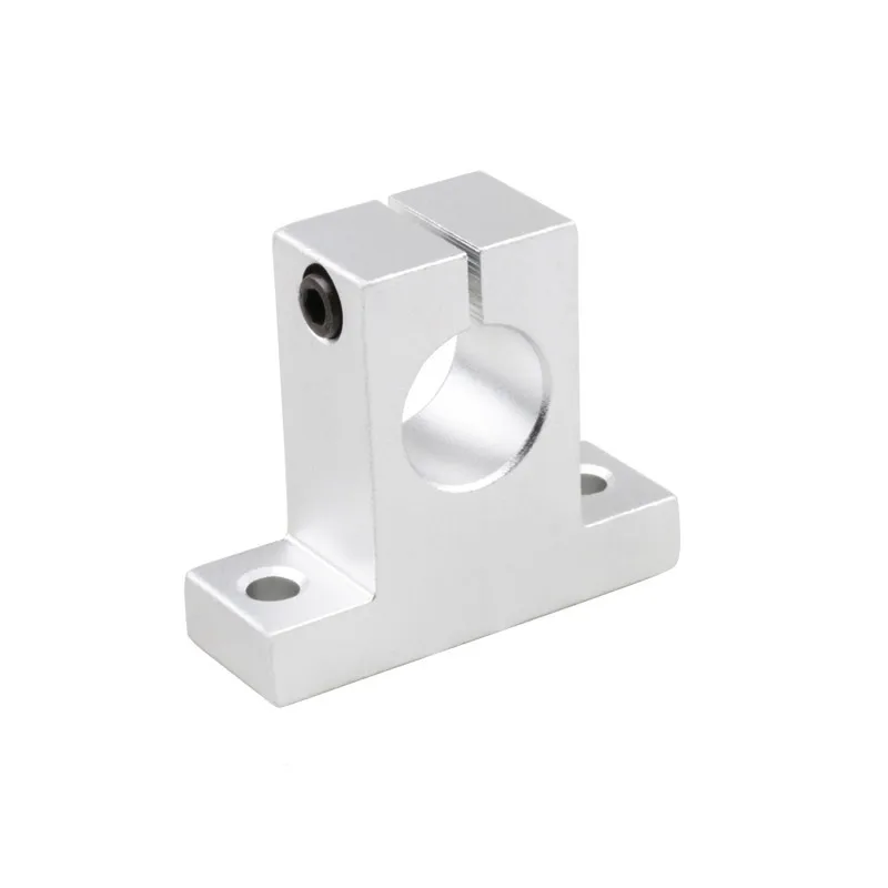 1pc Linear Optical Axis SK Vertical Support Aluminum Alloy Bearing Frame Polished Rod Holder SK 8mm To 60mm