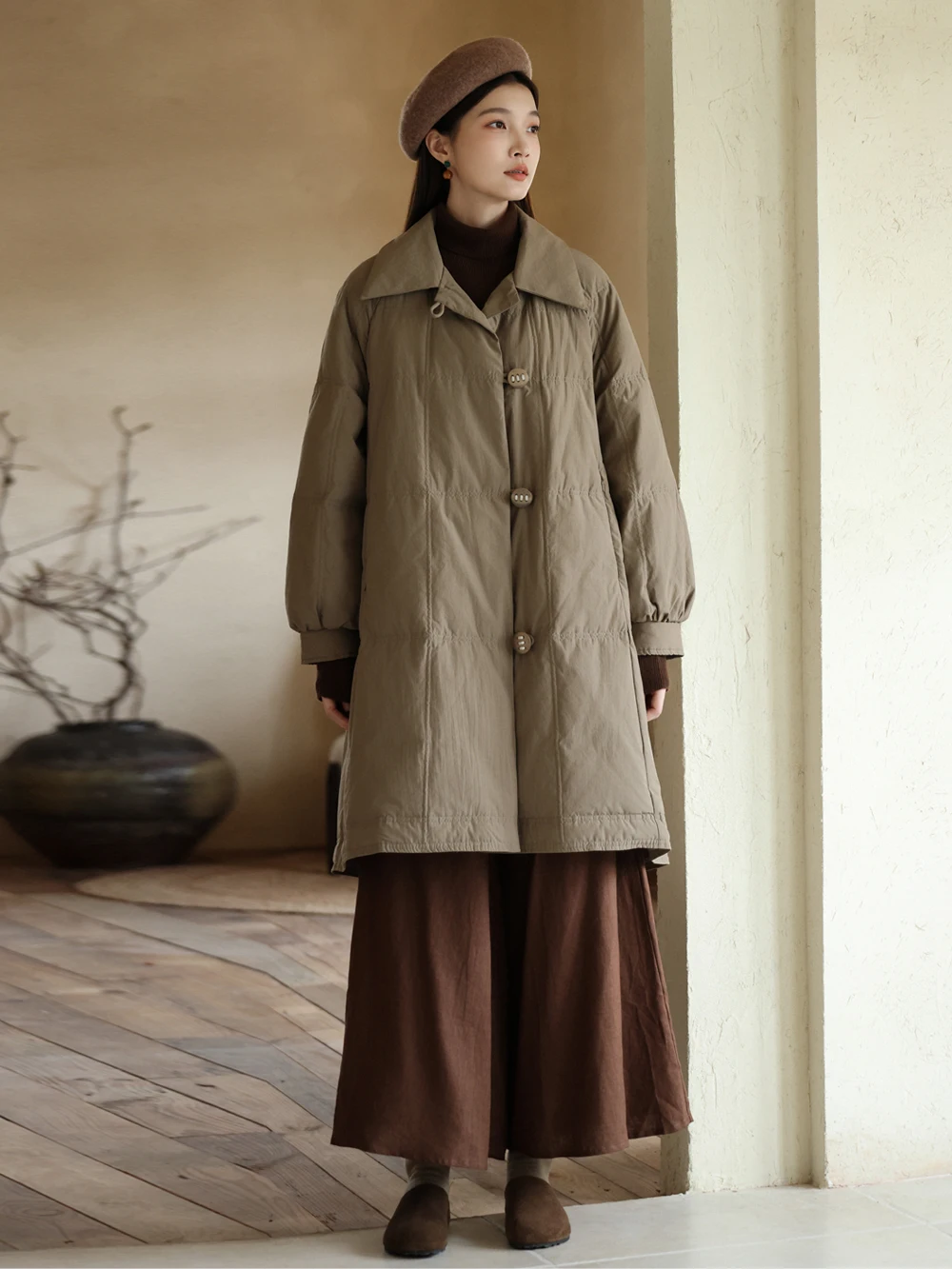 

Artistic Sle Lightweight Loose Women's down Jaet Spring Autumn New Arrival Quanzhili Faionable Ci Casual Wear