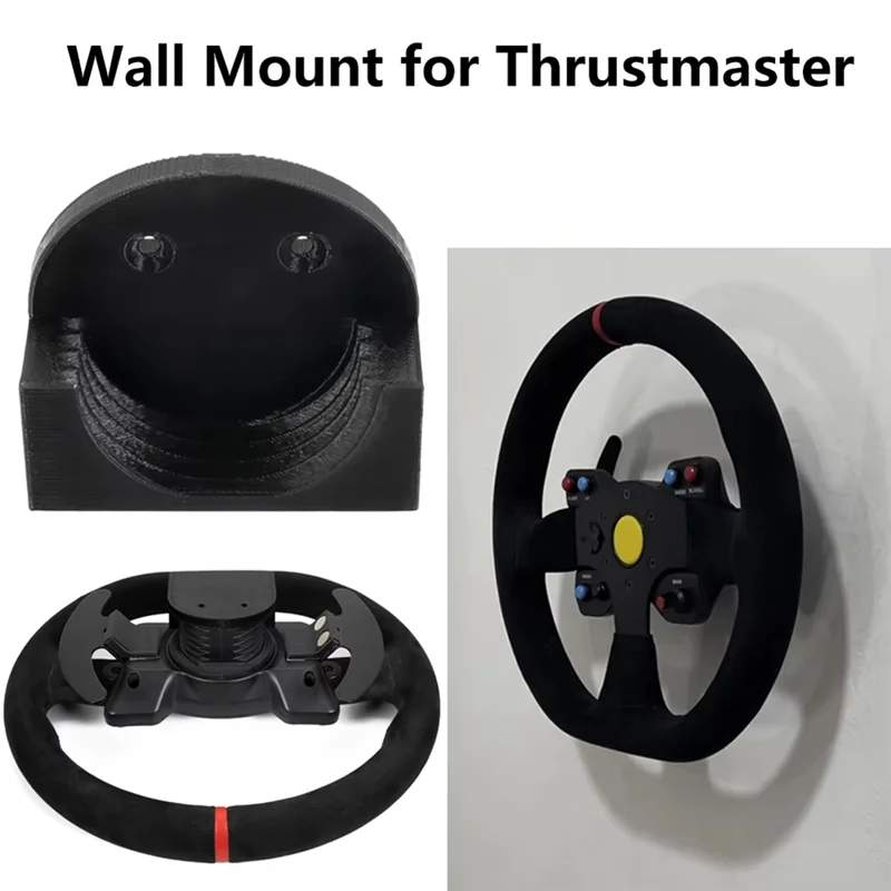 دعامة تثبيت على الحائط A68Z لملحقات عجلة القيادة Thrustmaster T300/TGT متينة ومقاومة للاهتراء مع برغي