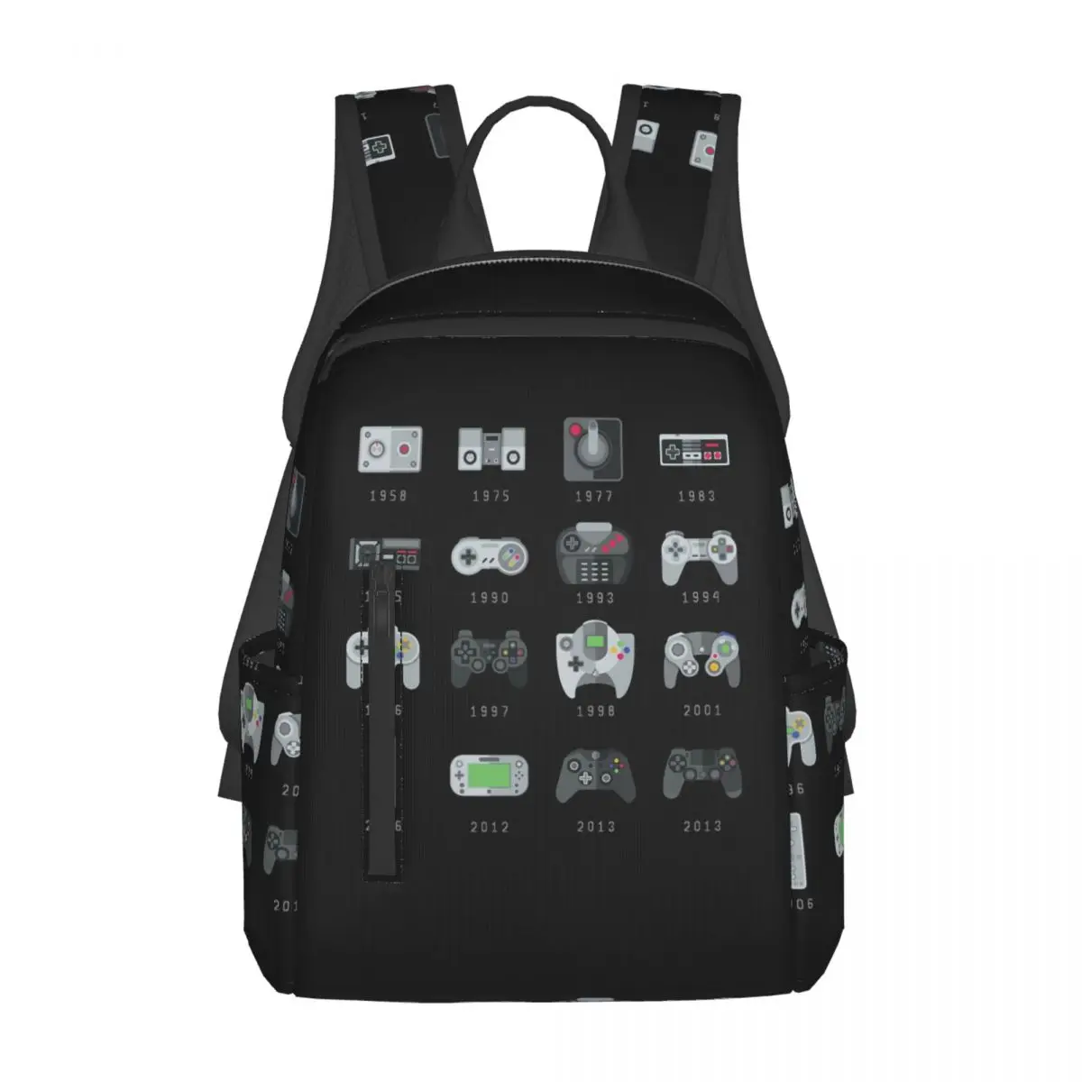 Geek Gaming Controllers Backpack Daypack Large Capacity Boys Girls BookBag School Bag Shoulder Bags for Men Women