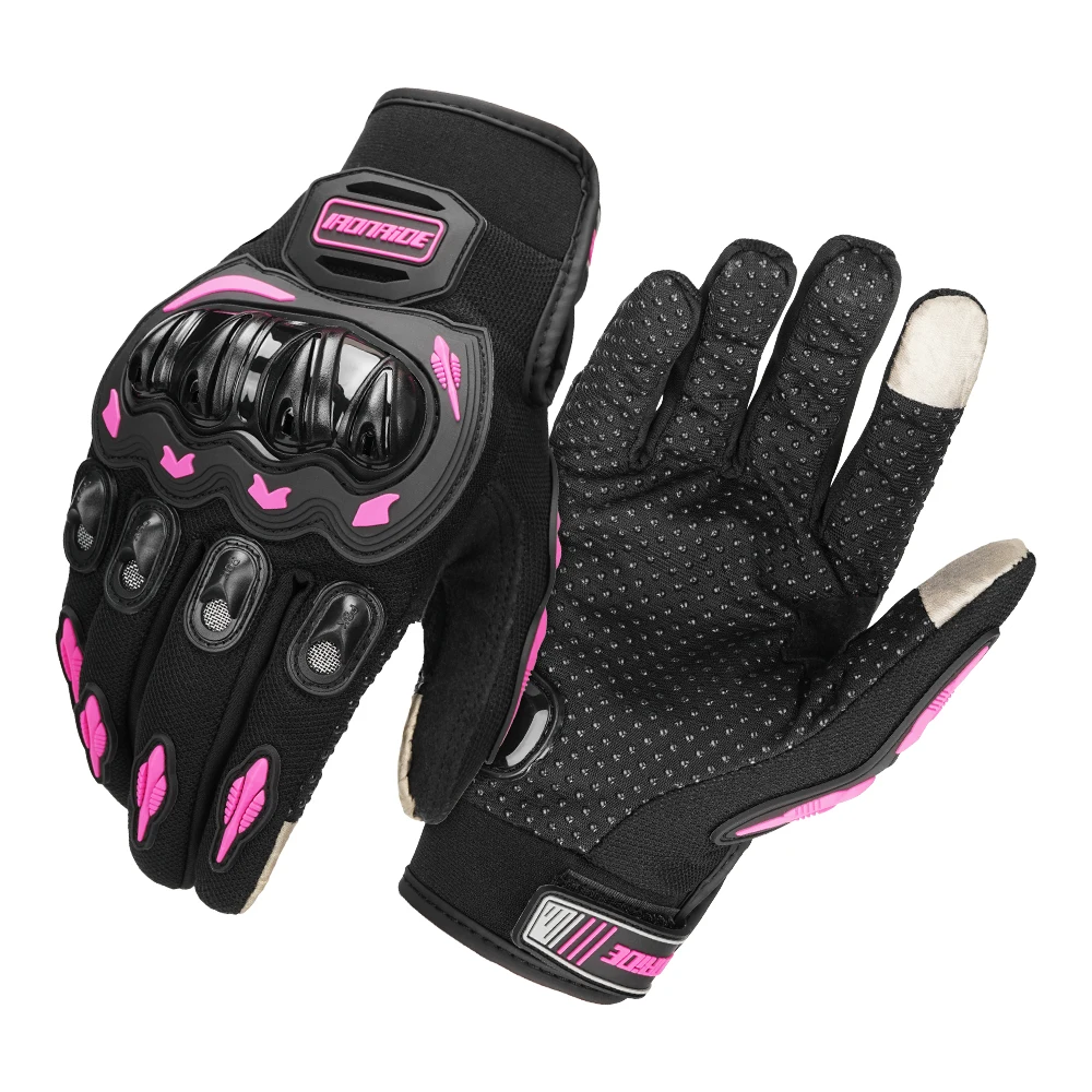 

Motorcycle Rider Outdoor Protective Gloves For Women Wear-resistant Anti Slip Touch Screen Full Finger Motorcycle Riding Gloves